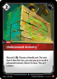 Unlicensed Armory - Origins - Riftbound: League of Legends Trading Card Game card