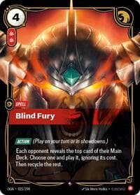 Blind Fury - Origins - Riftbound: League of Legends Trading Card Game card