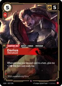 Darius, Trifarian - Origins - Riftbound: League of Legends Trading Card Game card