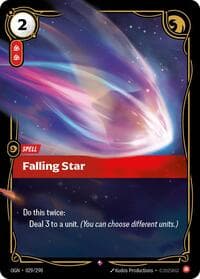 Falling Star - Origins - Riftbound: League of Legends Trading Card Game card