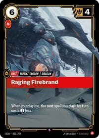 Raging Firebrand - Origins - Riftbound: League of Legends Trading Card Game card