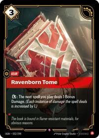 Ravenborn Tome - Origins - Riftbound: League of Legends Trading Card Game card
