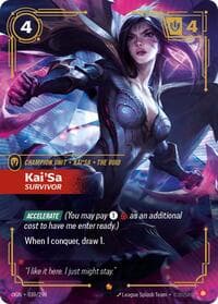 Kai'Sa, Survivor - Origins - Riftbound: League of Legends Trading Card Game card