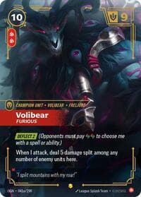 Volibear, Furious (Alternate Art) - Origins - Riftbound: League of Legends Trading Card Game card