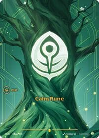 Calm Rune (Alternate Art) - Origins - Riftbound: League of Legends Trading Card Game card