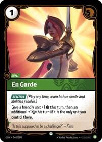En Garde - Origins - Riftbound: League of Legends Trading Card Game card