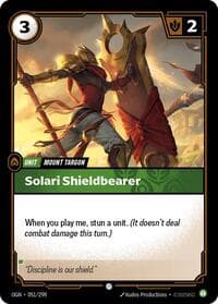Solari Shieldbearer - Origins - Riftbound: League of Legends Trading Card Game card
