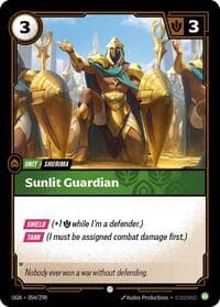 Sunlit Guardian - Origins - Riftbound: League of Legends Trading Card Game card