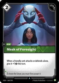 Mask of Foresight - Origins - Riftbound: League of Legends Trading Card Game card