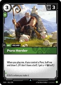 Poro Herder - Origins - Riftbound: League of Legends Trading Card Game card