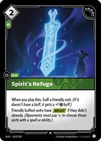 Spirit's Refuge - Origins - Riftbound: League of Legends Trading Card Game card
