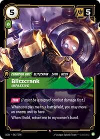 Blitzcrank, Impassive - Origins - Riftbound: League of Legends Trading Card Game card