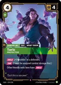 Taric, Protector - Origins - Riftbound: League of Legends Trading Card Game card