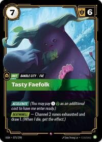 Tasty Faefolk - Origins - Riftbound: League of Legends Trading Card Game card