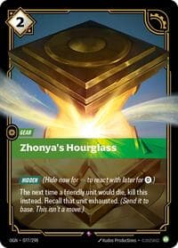 Zhonya's Hourglass - Origins - Riftbound: League of Legends Trading Card Game card