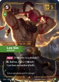 Lee Sin, Ascetic - Origins - Riftbound: League of Legends Trading Card Game card