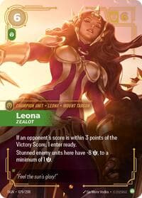 Leona, Zealot - Origins - Riftbound: League of Legends Trading Card Game card
