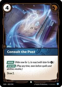 Consult the Past - Origins - Riftbound: League of Legends Trading Card Game card