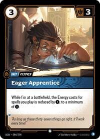 Eager Apprentice - Origins - Riftbound: League of Legends Trading Card Game card