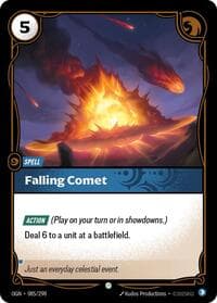 Falling Comet - Origins - Riftbound: League of Legends Trading Card Game card