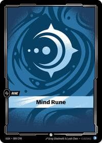 Mind Rune - Origins - Riftbound: League of Legends Trading Card Game card