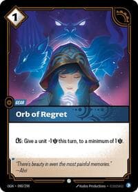 Orb of Regret - Origins - Riftbound: League of Legends Trading Card Game card