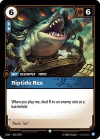 Riptide Rex - Origins - Riftbound: League of Legends Trading Card Game card