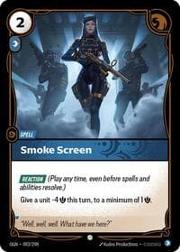 Smoke Screen - Origins - Riftbound: League of Legends Trading Card Game card