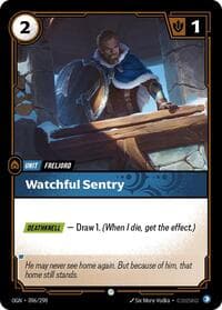 Watchful Sentry - Origins - Riftbound: League of Legends Trading Card Game card