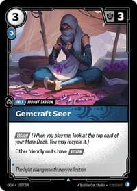 Gemcraft Seer - Origins - Riftbound: League of Legends Trading Card Game card