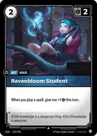 Ravenbloom Student - Origins - Riftbound: League of Legends Trading Card Game card