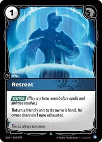 Retreat - Origins - Riftbound: League of Legends Trading Card Game card