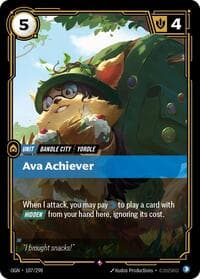 Ava Achiever - Origins - Riftbound: League of Legends Trading Card Game card