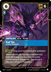 Kai'Sa, Evolutionary - Origins - Riftbound: League of Legends Trading Card Game card