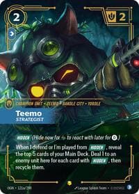 Teemo, Strategist (Alternate Art) - Origins - Riftbound: League of Legends Trading Card Game card