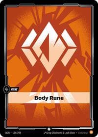 Body Rune - Origins - Riftbound: League of Legends Trading Card Game card