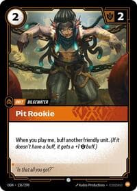 Pit Rookie - Origins - Riftbound: League of Legends Trading Card Game card