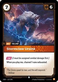 Stormclaw Ursine - Origins - Riftbound: League of Legends Trading Card Game card