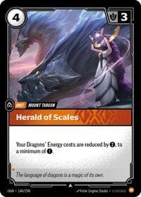 Herald of Scales - Origins - Riftbound: League of Legends Trading Card Game card