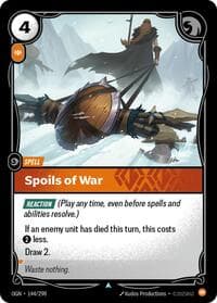 Spoils of War - Origins - Riftbound: League of Legends Trading Card Game card