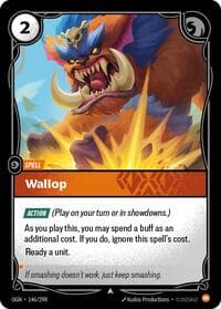 Wallop - Origins - Riftbound: League of Legends Trading Card Game card