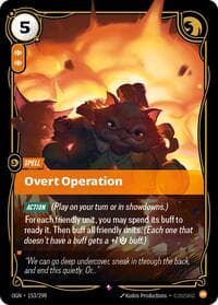Overt Operation - Origins - Riftbound: League of Legends Trading Card Game card