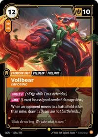 Volibear, Imposing (Alternate Art) - Origins - Riftbound: League of Legends Trading Card Game card