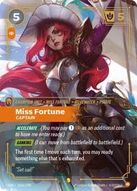 Miss Fortune, Captain (Alternate Art) - Origins - Riftbound: League of Legends Trading Card Game card