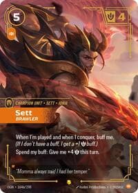 Sett, Brawler (Alternate Art) - Origins - Riftbound: League of Legends Trading Card Game card