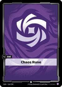 Chaos Rune - Origins - Riftbound: League of Legends Trading Card Game card