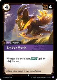 Ember Monk - Origins - Riftbound: League of Legends Trading Card Game card