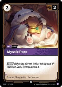 Mystic Poro - Origins - Riftbound: League of Legends Trading Card Game card