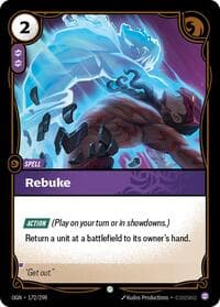Rebuke - Origins - Riftbound: League of Legends Trading Card Game card