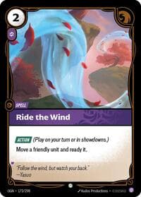 Ride The Wind - Origins - Riftbound: League of Legends Trading Card Game card